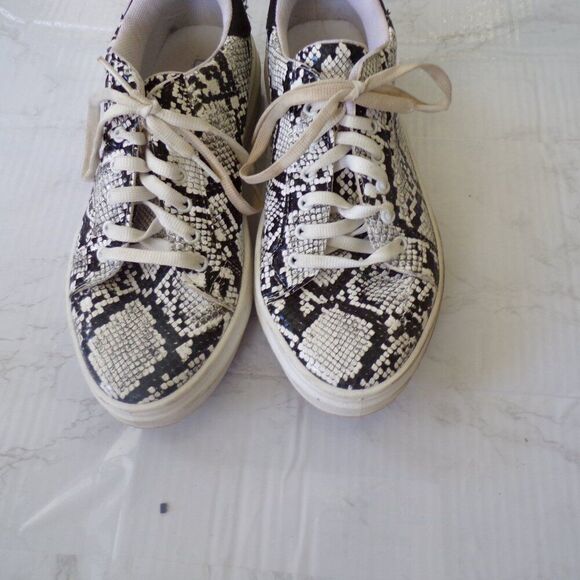Top Shop Italian Snakeskin Platform sneakers 41 - Picture 4 of 11
